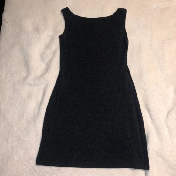 Miik CharcoalGray Mini Tank Dress Bamboo Breathable x-small Excellent Condition - Picture 3 of 3